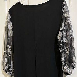 Plus Lacey Black Dress